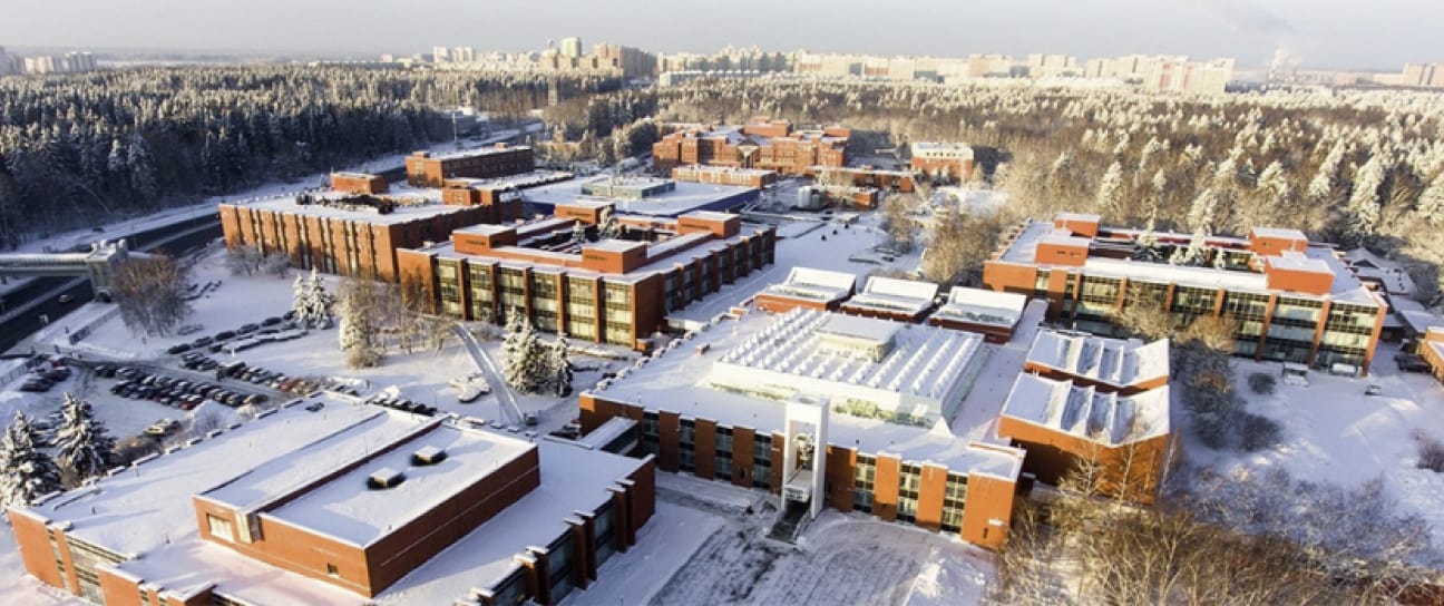 buildings in snow